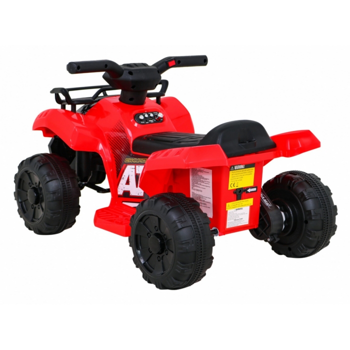 ATV Electric Ramiz Storm Rosu pentru Copii - imagine 6