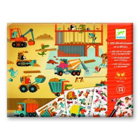 Joc Creativ Vehicule Djeco - Transferuri