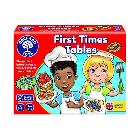Tabla Înmulțirii Orchard Toys - Joc Educativ 5-8 Ani