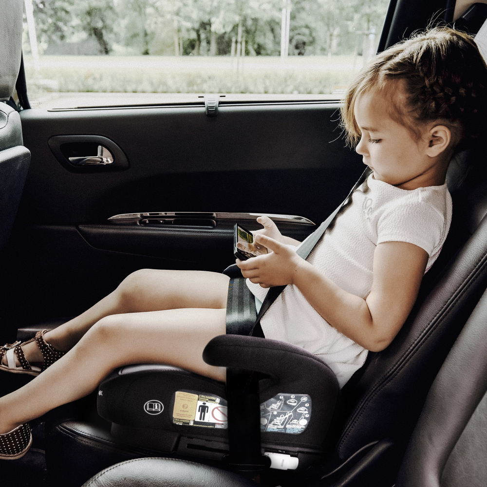 Înălțător Auto BabyGo Bursa IV, Green - imagine 2
