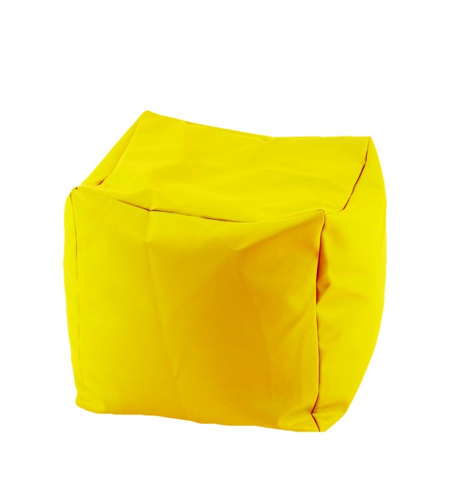 Taburet Cub XL Pufrelax Galben Interior/Exterior