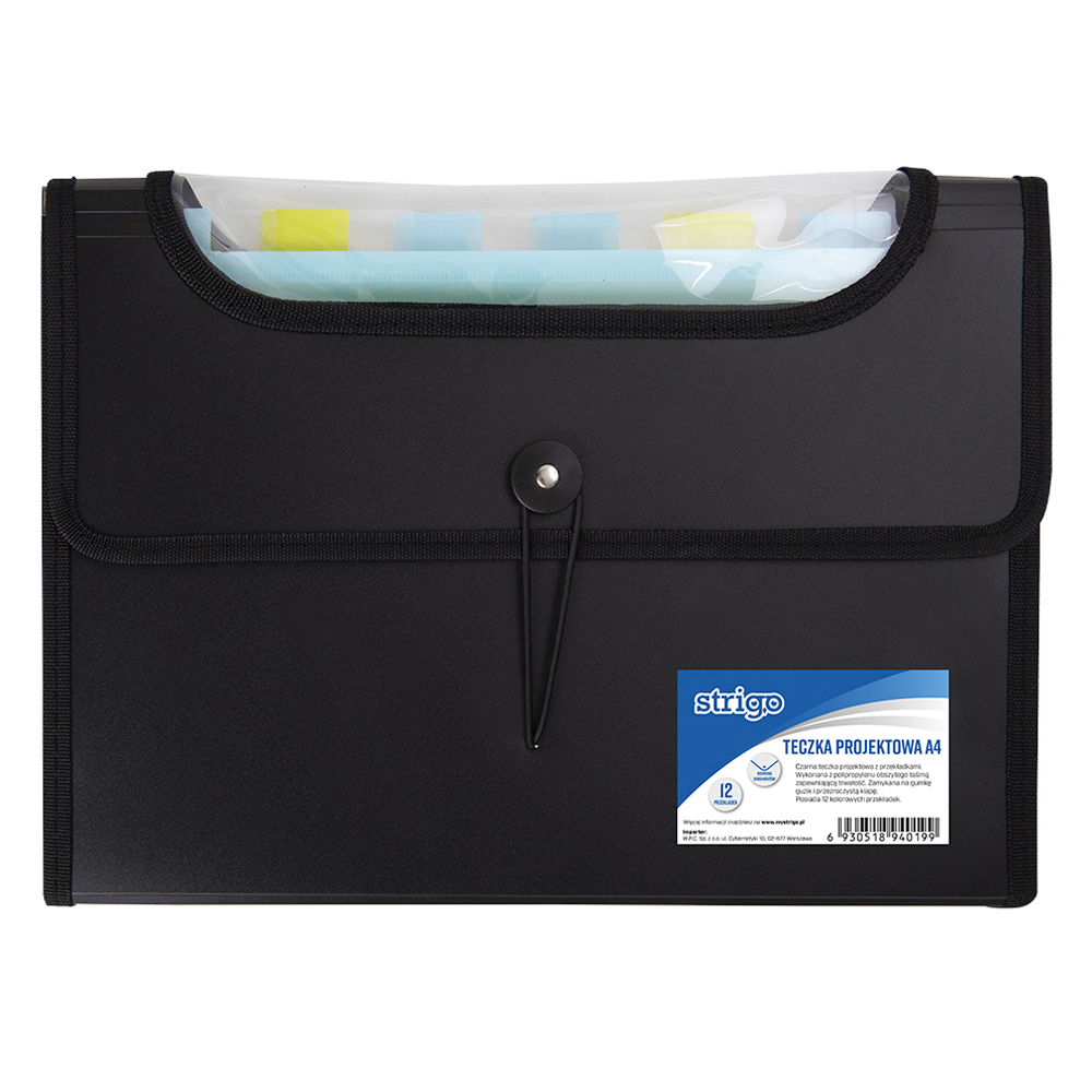 Mapa Strigo A4 cu 12 compartimente extensibile