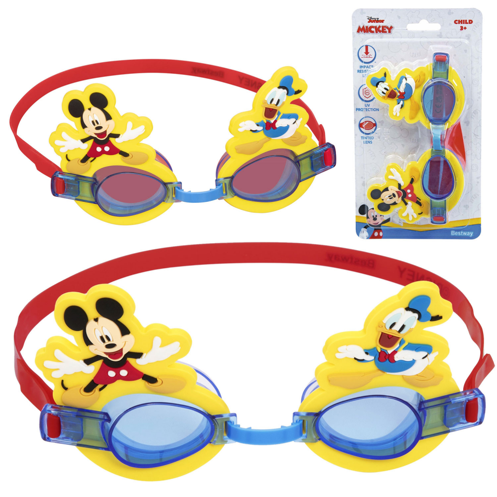 Ochelari Inot Bestway Mickey Mouse, Silicon Reglabil - imagine 5