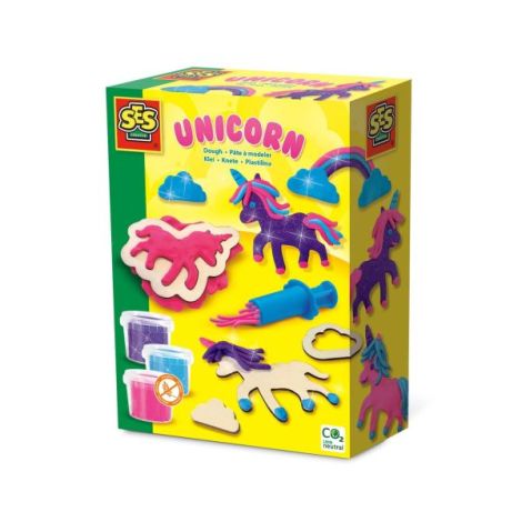 Ses Creative - Set Unicorn cu Plastilină Sclipici