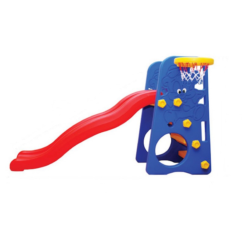 Centru de joacă Edu Play Pado cu tobogan și baschet