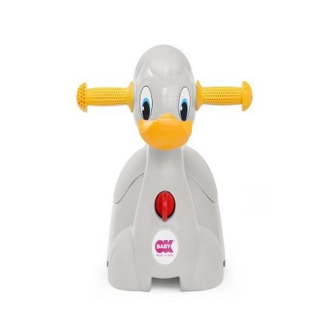 Olita Quack Ok Baby Gri cu Spatar Ergonomic