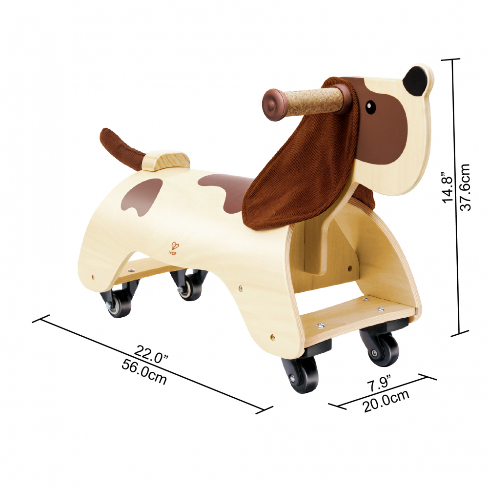 Hape Ride-On Catel Lemn | Dezvoltare Copii 1+ Ani - imagine 2