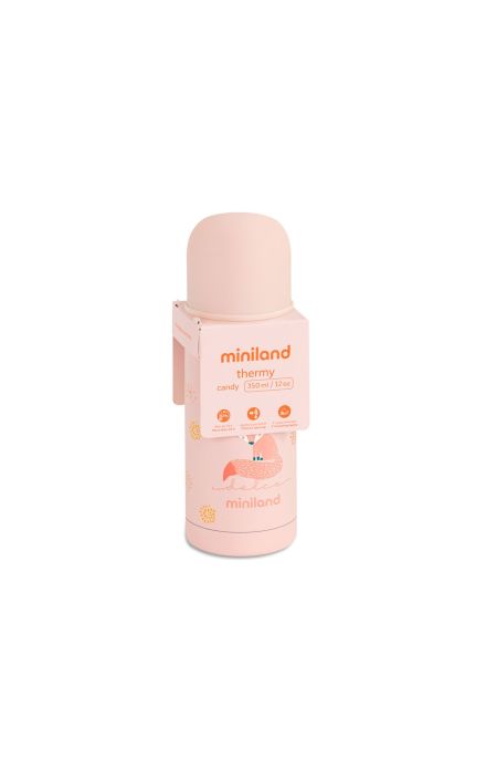 Termos Miniland Candy 350ml, Păstrează 24h
