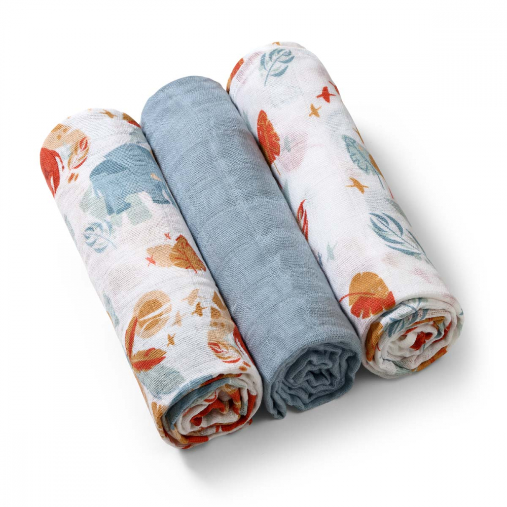 Scutece Textile Babyono 3 Buc, Bumbac 100% - imagine 10