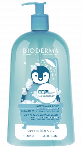 Gel spumant Bioderma ABCDerm 1000ml Curățare - imagine 2