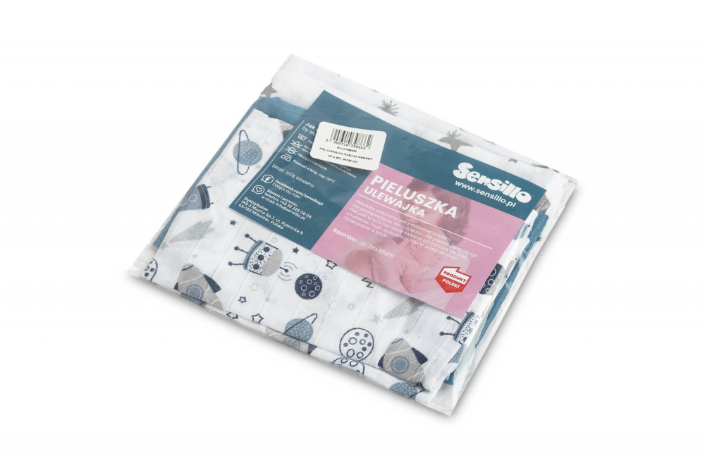 Set 4 Prosoape Muselina Sensillo - Delicate - imagine 2