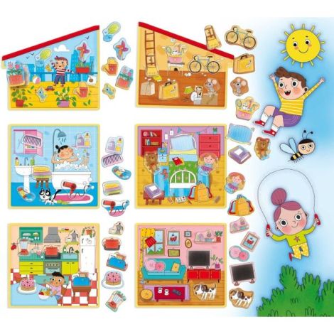 Joc Montessori Lisciani - Casuta Mea Ordonata - imagine 3