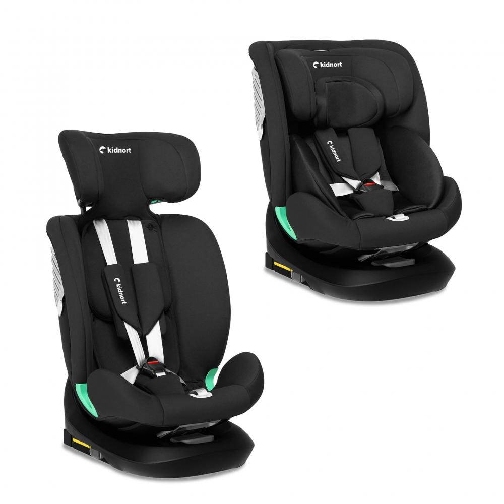 Kidnort Radjur 360° Isofix Scaun Auto Rotativ i-Size - imagine 3