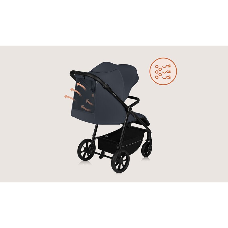 Lionelo Iva Carucior Sport Gri | Reglabil & Confort - imagine 5