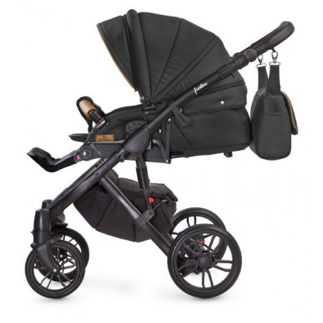 Carucior Camini FRONTERA 2in1 Negru - Multifuncțional - imagine 4