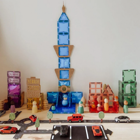 Magblox Set 101 Piese Constructie Magnetica - imagine 4
