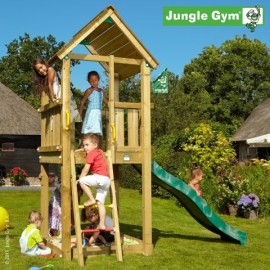 Spațiu de joacă Club JungleGym cu Tobogan și Cutie de Nisip - imagine 2