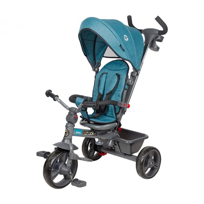 Tricicleta Coccolle Primo Turquoise Tide | 3 în 1