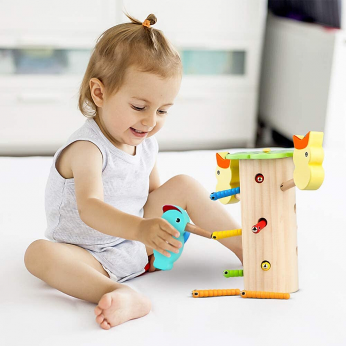 Joc Magnetic Lemn Ciocanitoarea Krista