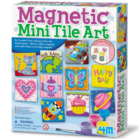 Set Magnetic Tile Art 4M - Creativitate nelimitată