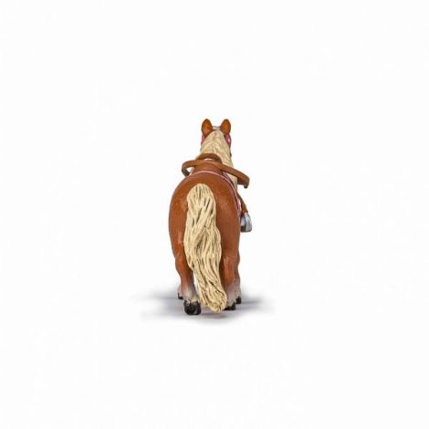 Papo Ponei Shetland Cu Sa - Figurina Detaliata - imagine 6