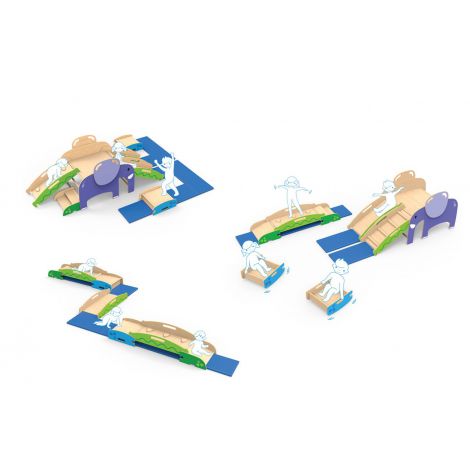 Complex Joacă Modular Elefant Beleduc - Lemn - imagine 13
