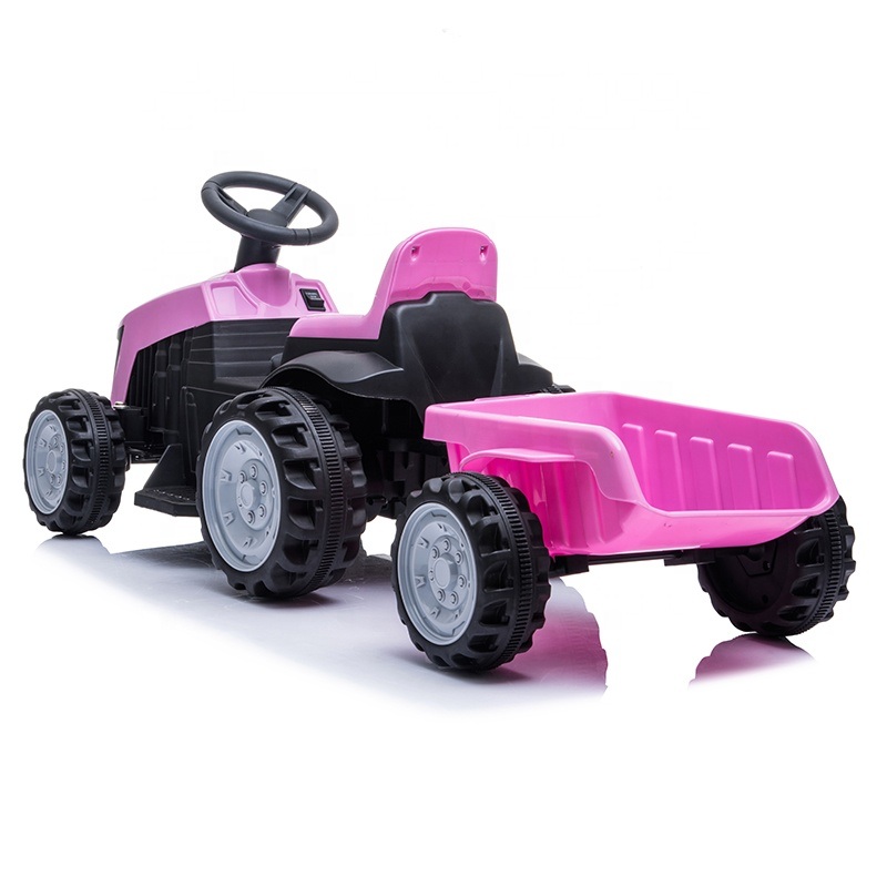 Tractor Electric Pink Nichiduta cu Remorcă - imagine 2