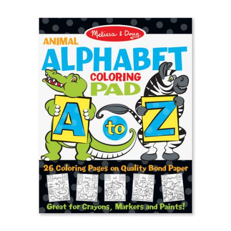 Bloc de desen Alfabetul Animalelor Melissa & Doug