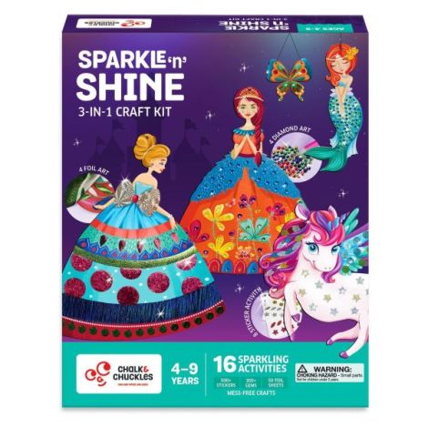Chalk and Chuckles Set Creativ 3-in-1 Sclipitor