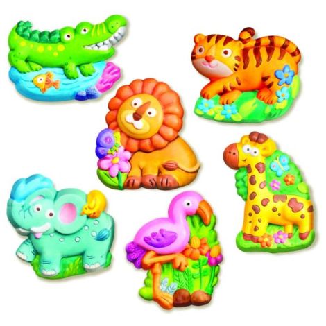 Atelier Creativ 4M Animale Zoo - Modeleaza si Picteaza - imagine 2