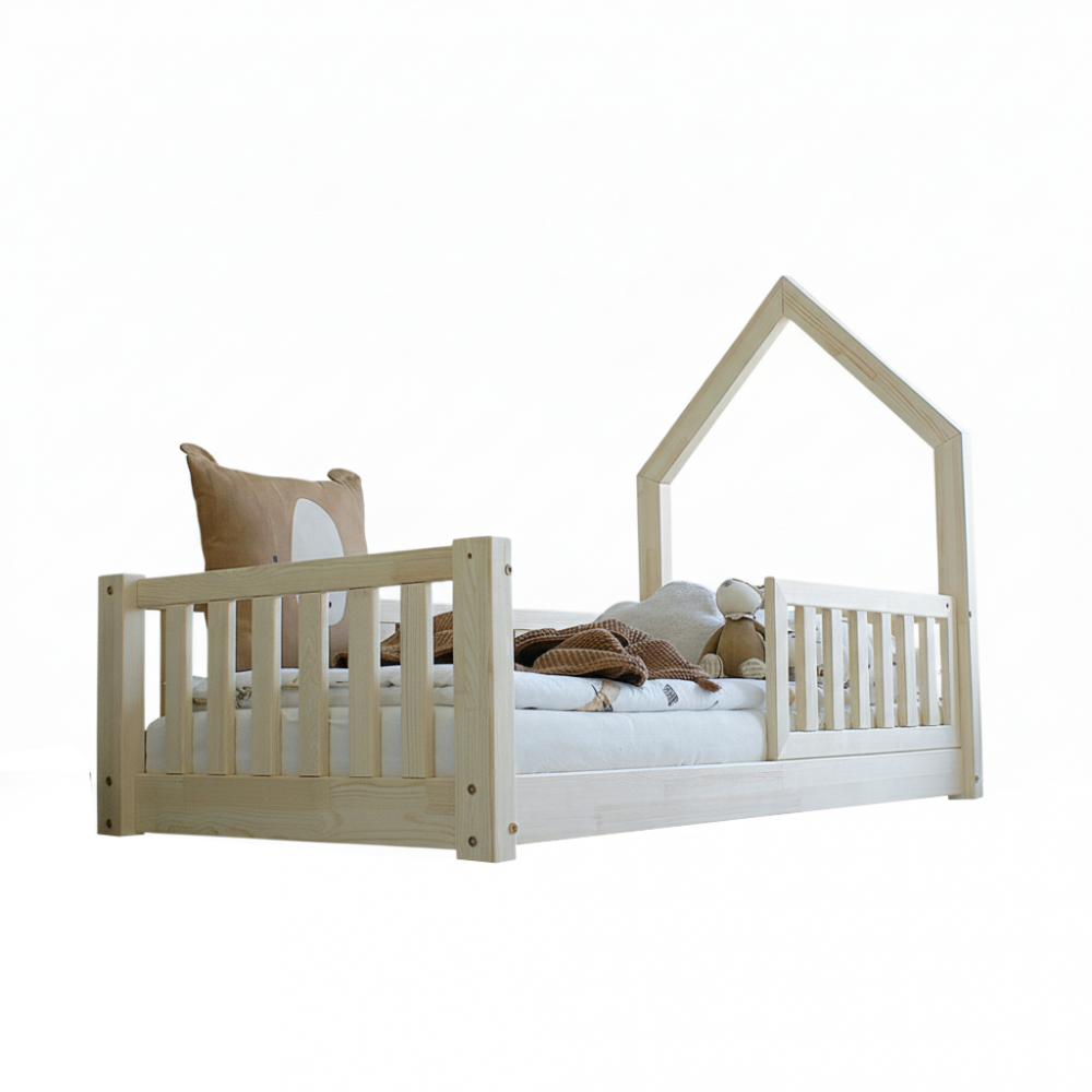 Pat Montessori Little Amy Casuta Lemn Natur - imagine 3