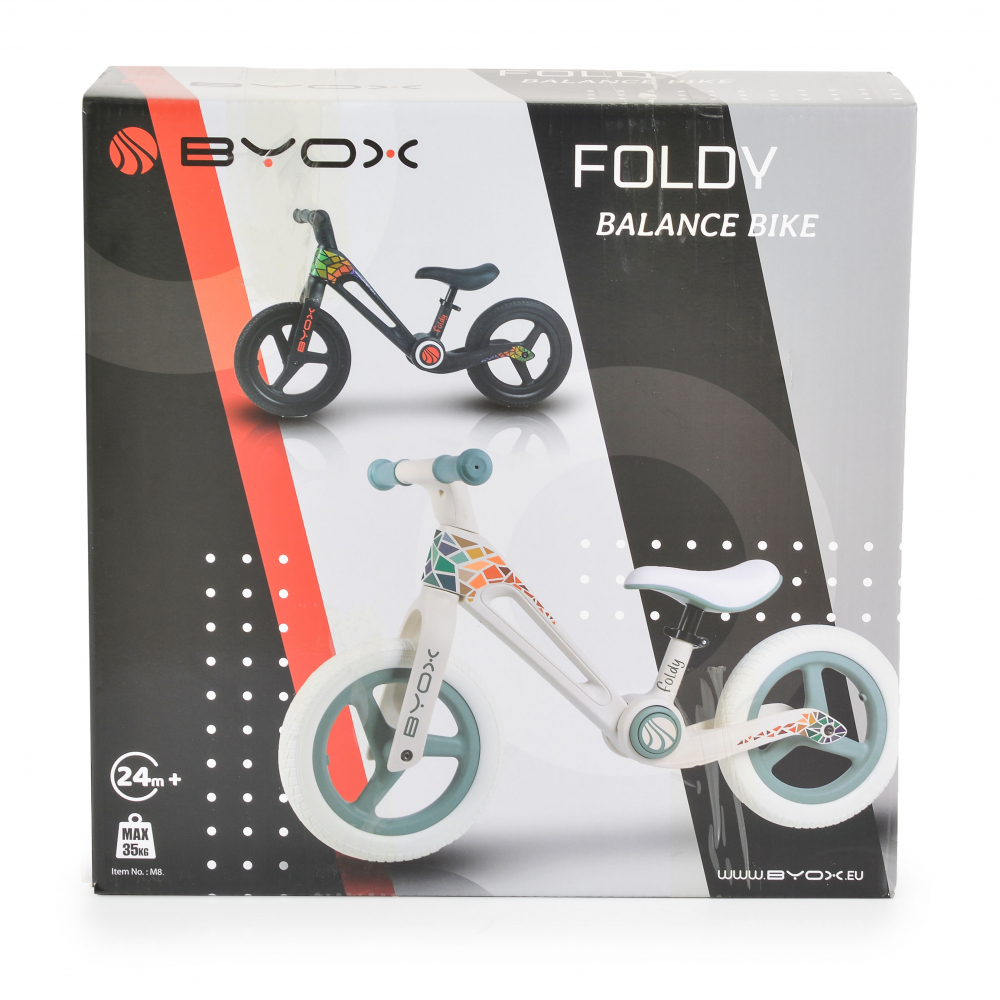 Byox Foldy Black - Bicicletă Echilibru Pliabilă - imagine 6