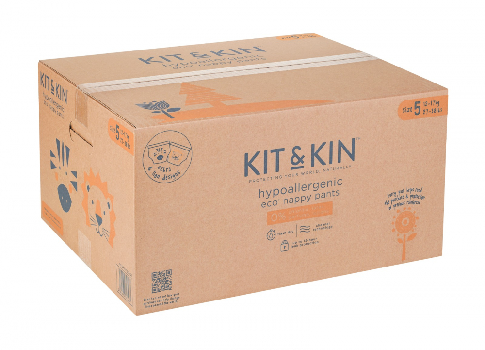 Scutece Eco KitKin Pull Up 5, 120 buc - imagine 2