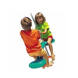 TP Toys Leagan Dublu Duo Ride Verde | Asamblare Rapidă