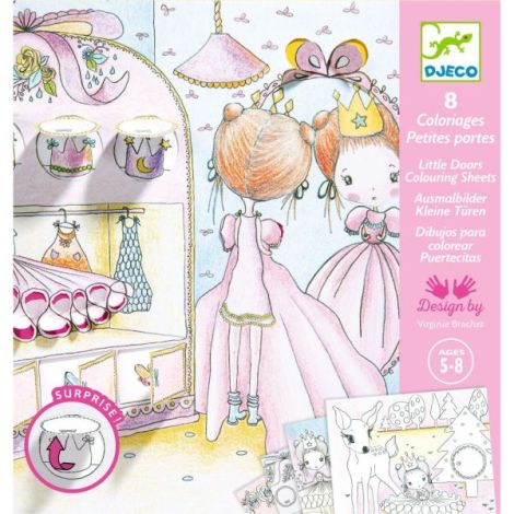 Planse colorat Pupi Djeco cu surprize - imagine 2