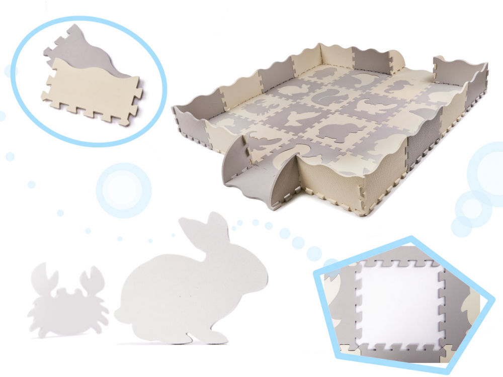 Covor Puzzle Ikonka 3D | Protecție Căderi Copii - imagine 3