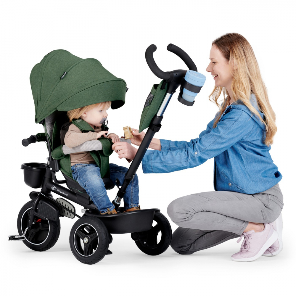 Tricicleta Kinderkraft Spinstep 5 in 1 Green - imagine 4