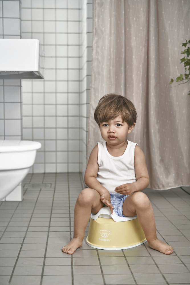 Olita Smart Potty BabyBjorn Galben-Alb