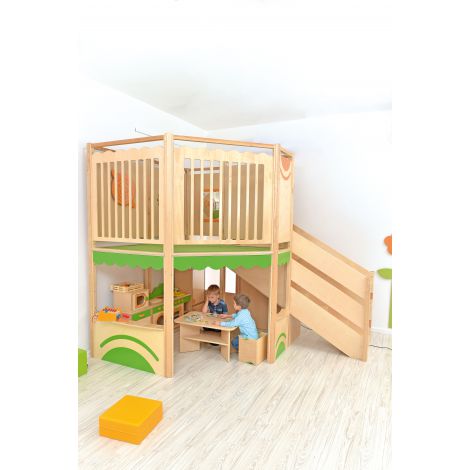 Casuta etajata Moje Bambino - Complex Joaca Interior - imagine 7