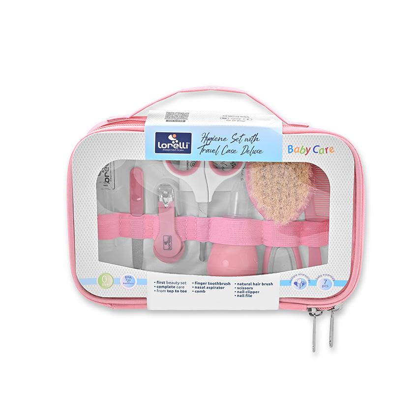 Set Ingrijire Bebelusi Lorelli 7 Produse Pink 0+ - imagine 2