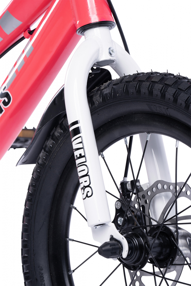 Bicicleta Velors 16" Roz Carpat pentru Copii 4-6 Ani - imagine 6