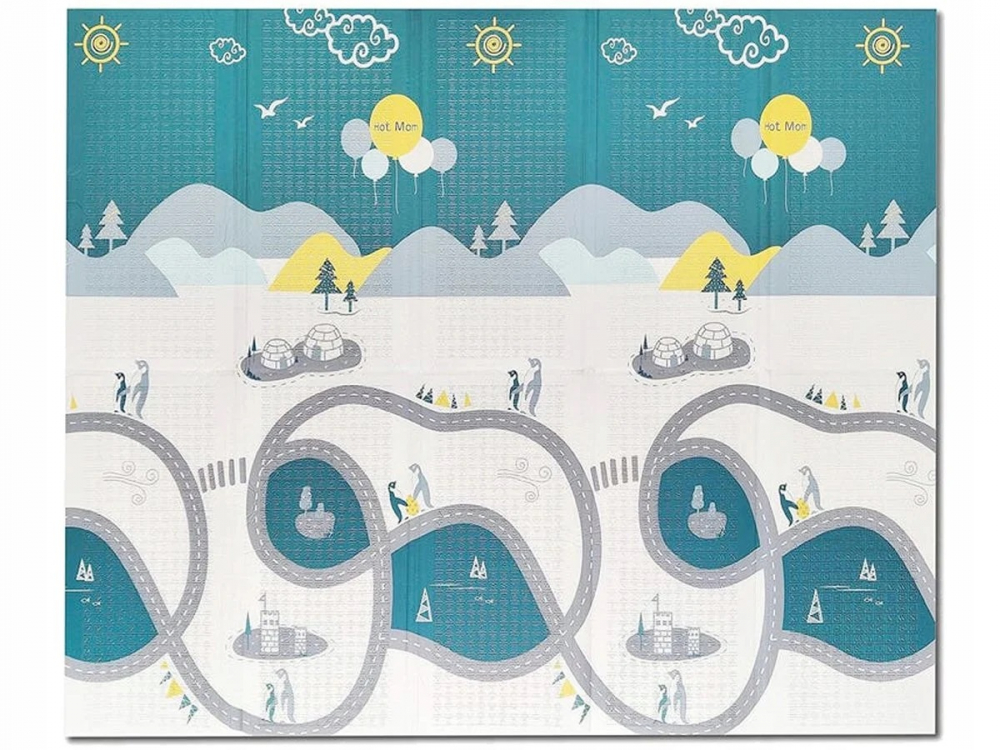 Covor Pliabil Spuma Malplay 180x200 cm 2 Fete