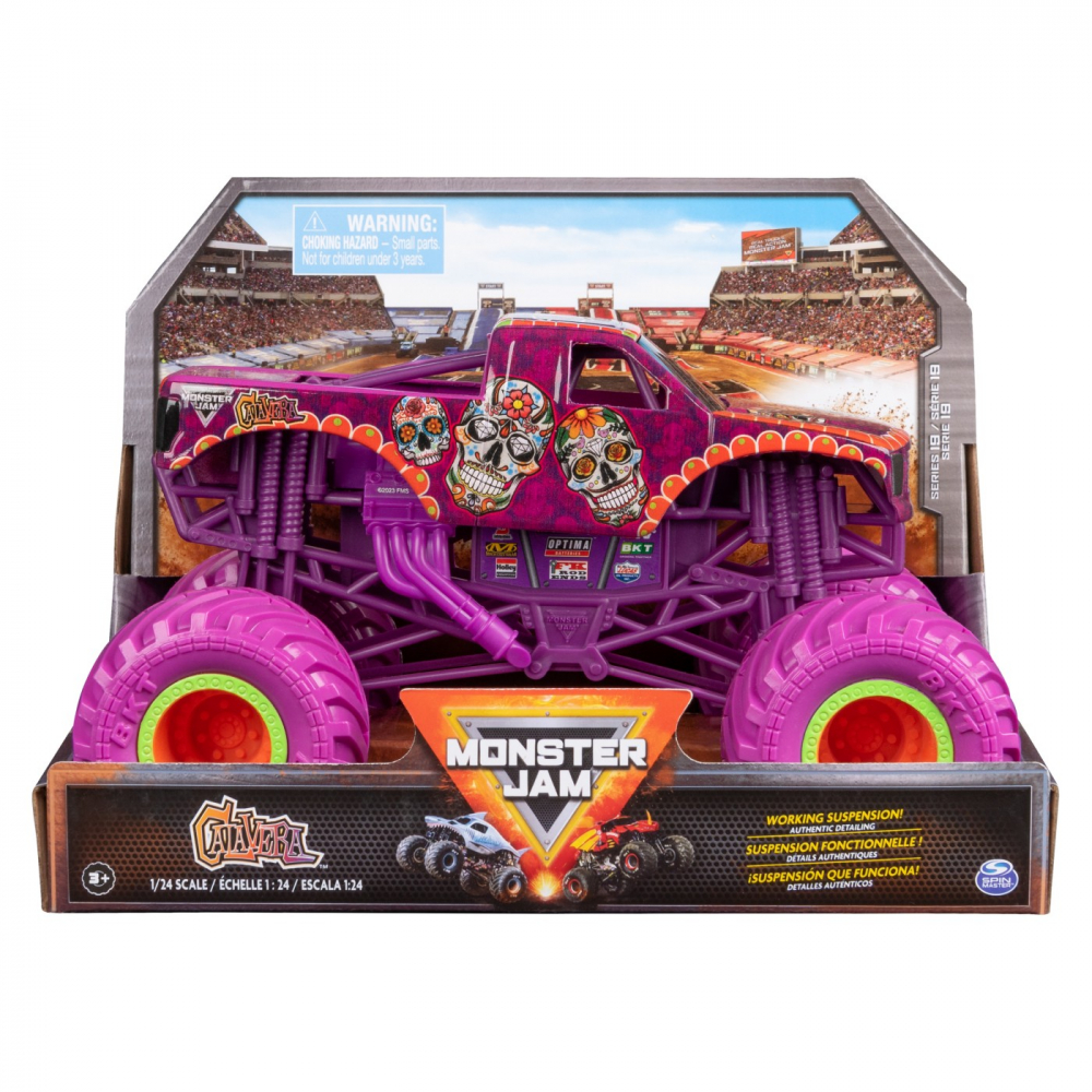 Monster Jam Calavara 1:24 Metalică Spin Master