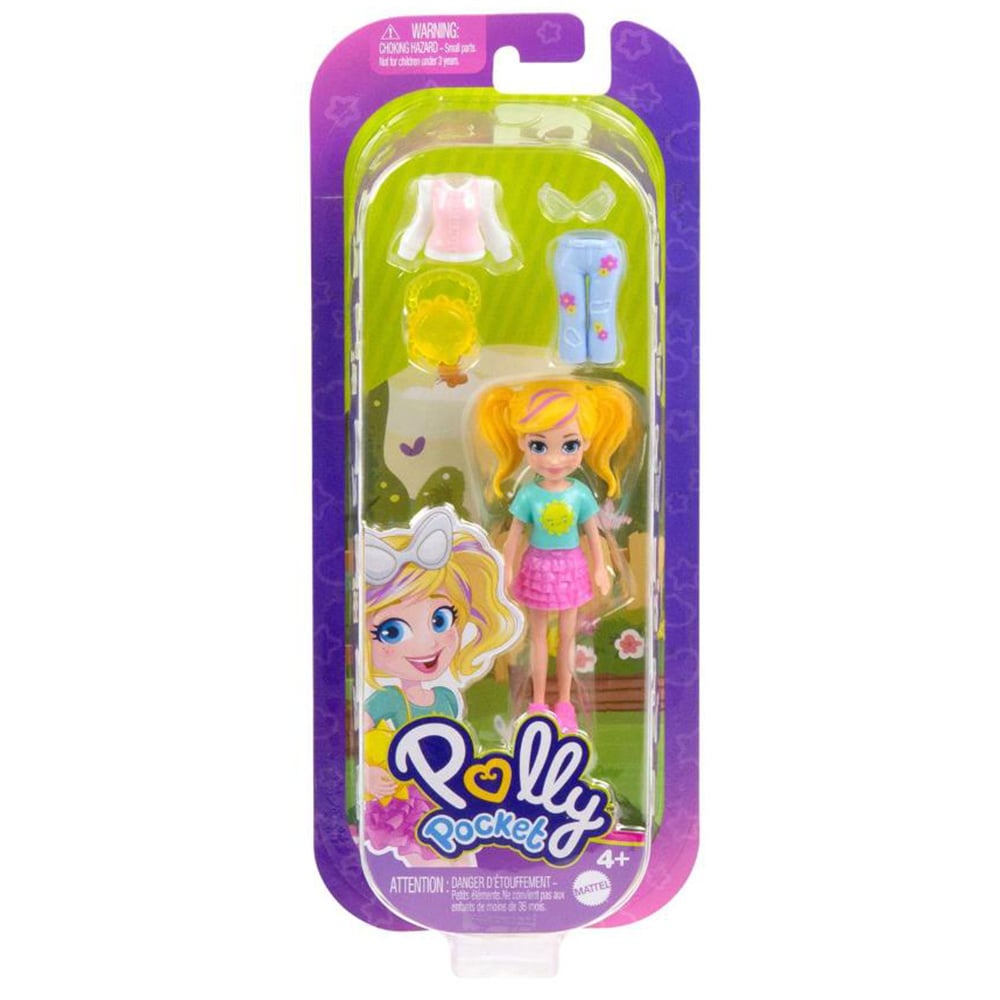 Polly Pocket cu Haine de Schimb | Jucărie Portabilă