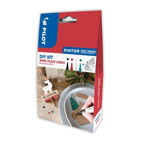 Set Markere Pilot Pintor Xmas DIY | Culori Metalice