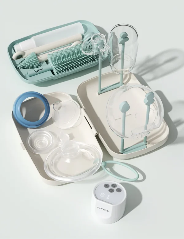 Kit Perii și Uscător Momcozy 7în1 Verde - imagine 2