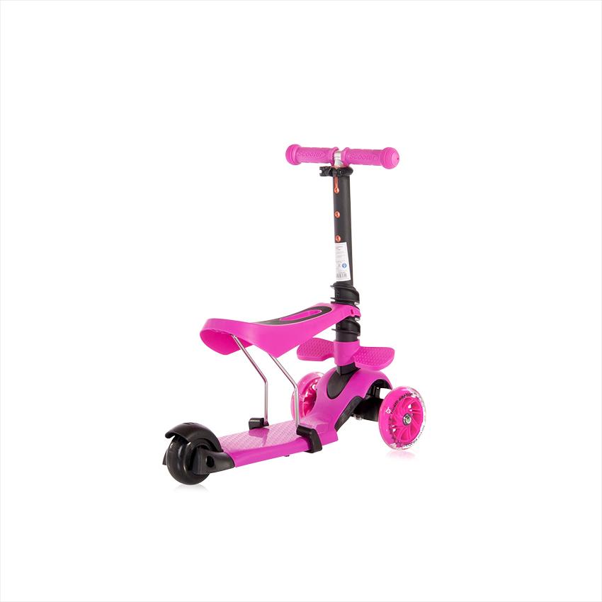 Lorelli Smart Plus Pink - Trotineta 3 Roti LED - imagine 6