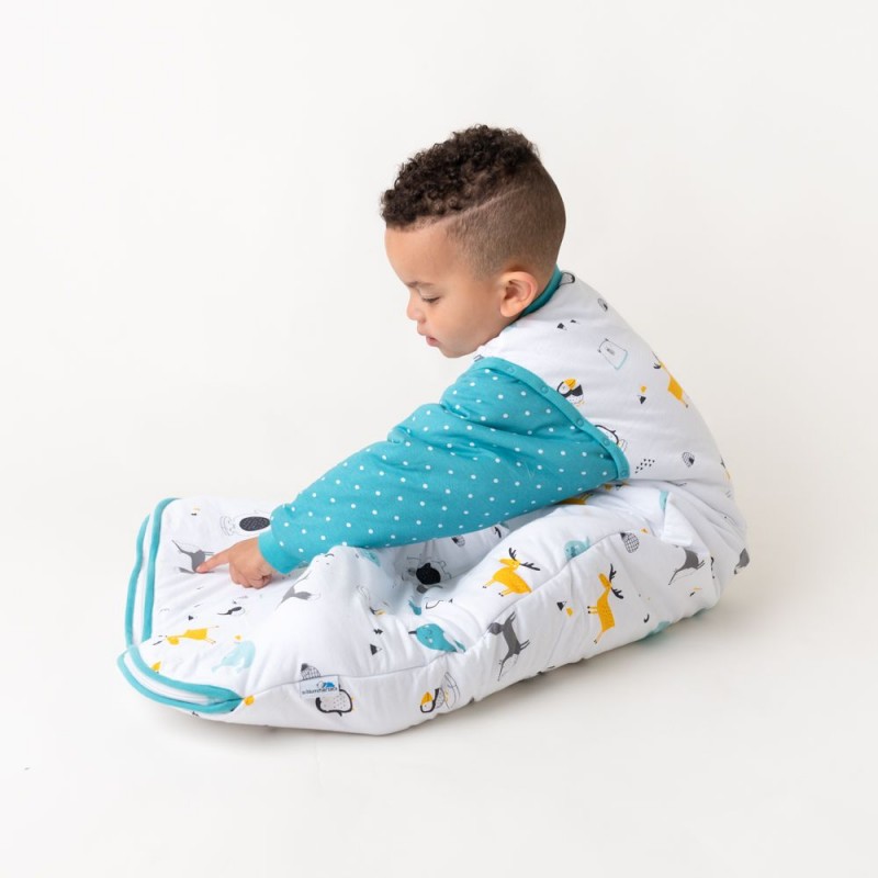 Slumbersac Sac Dormit Copil Maneci Detasabile Polar Pals - imagine 2