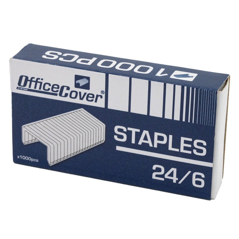 Capse Office Cover 24/6, 30 coli, Set 1000 buc