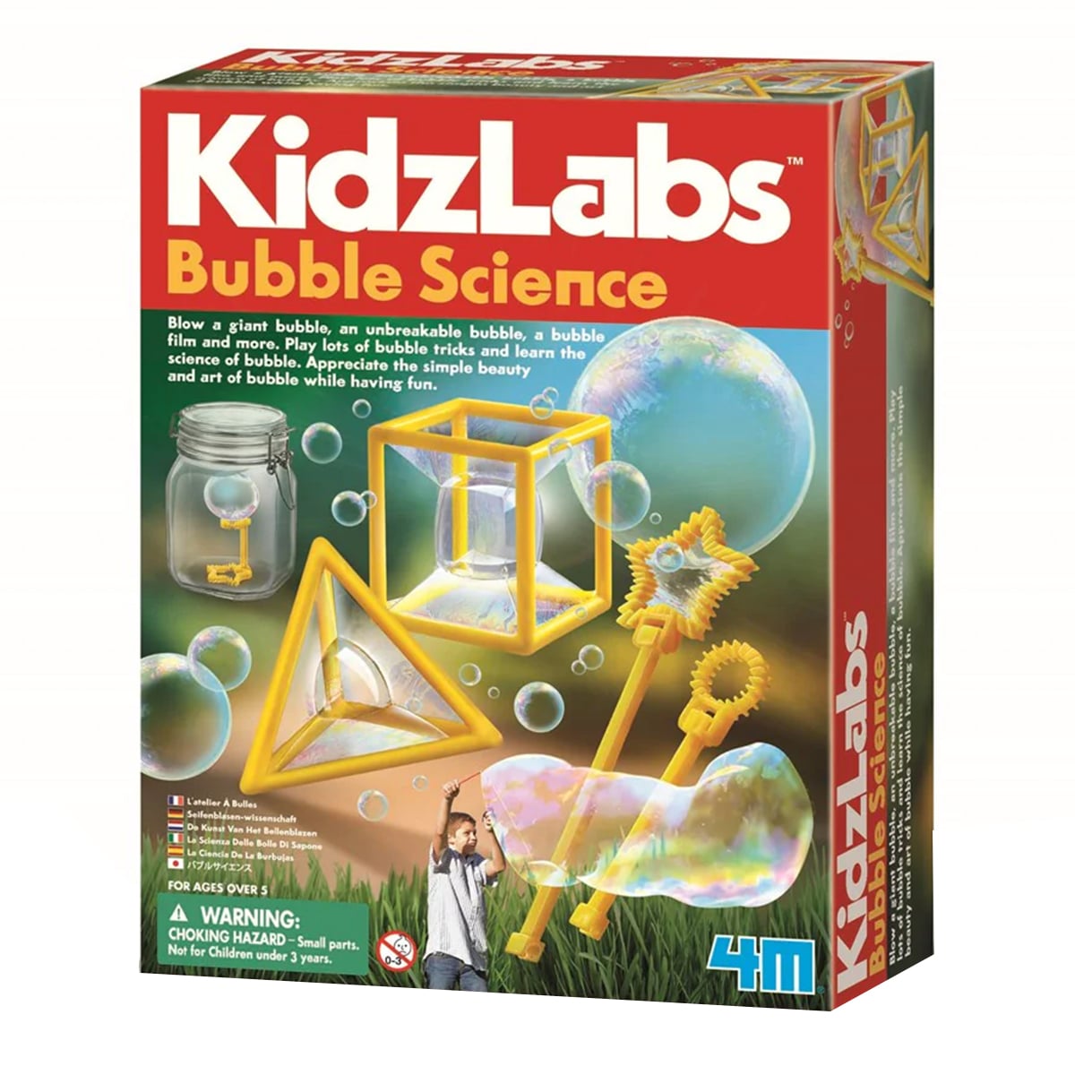 Set Științific 4M Baloane de Săpun Kidzlabs